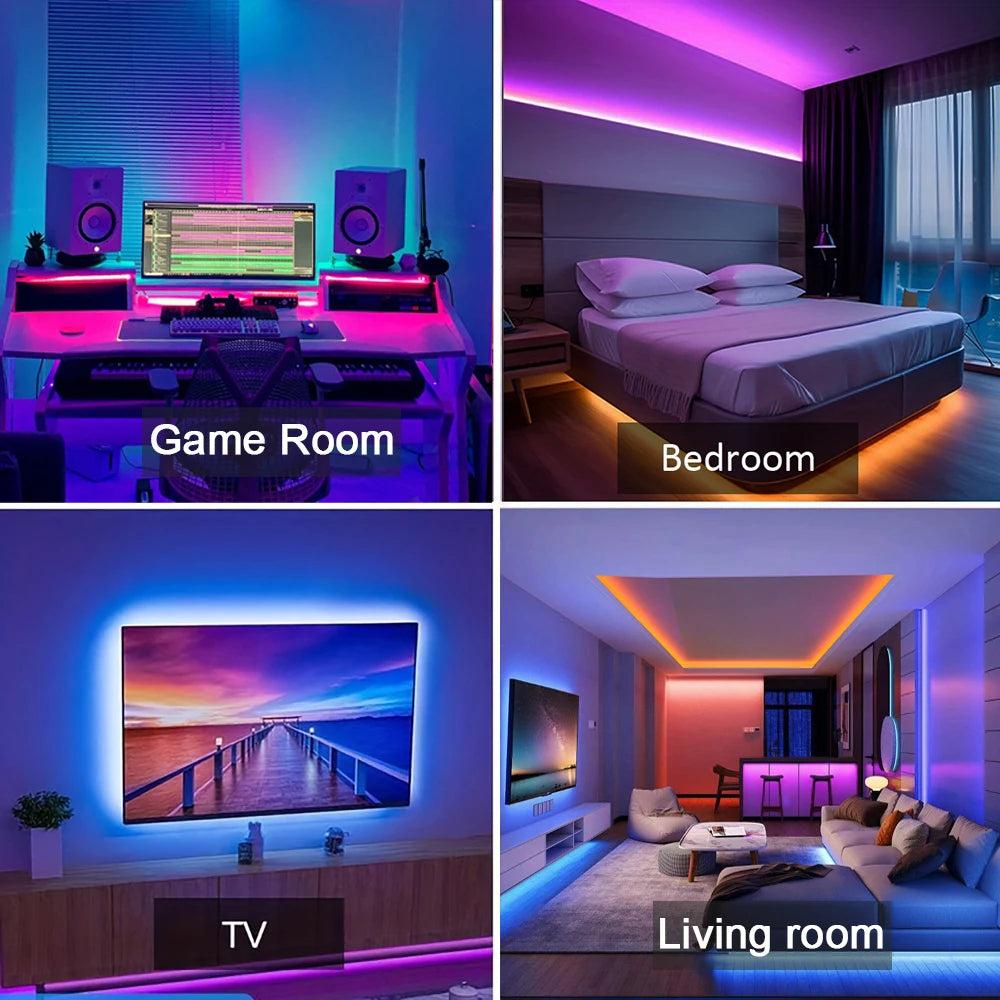 Led Strip Lights 5m 10m 20m 30m Led Room Light with APP Control