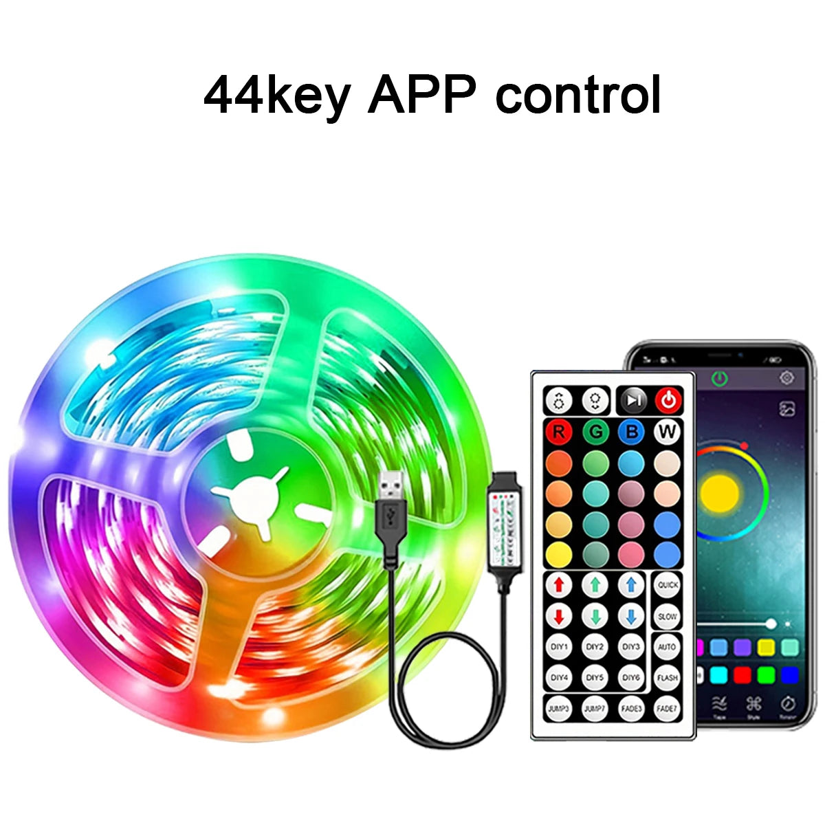 Led Strip Lights 5m 10m 20m 30m Led Room Light with APP Control