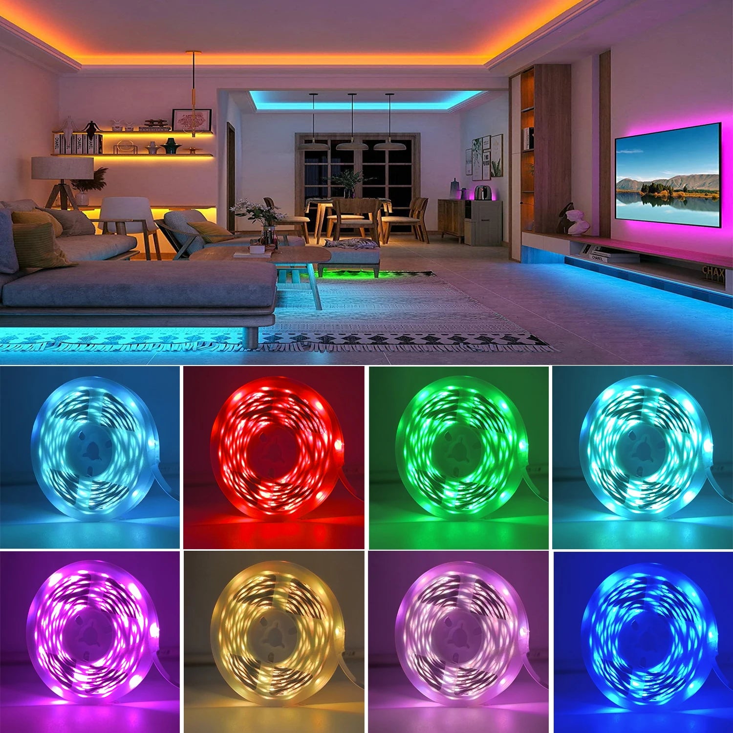 Led Strip Lights 5m 10m 20m 30m Led Room Light with APP Control